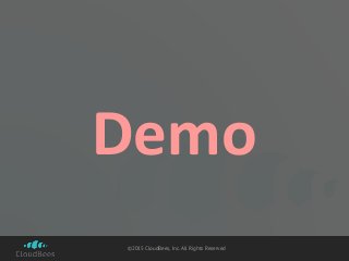 ©2015 CloudBees, Inc. All Rights Reserved
Demo
 