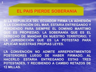 Lo negativo de la convemar | PPT