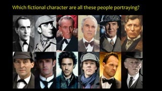 Which fictional character are all these people portraying?
 