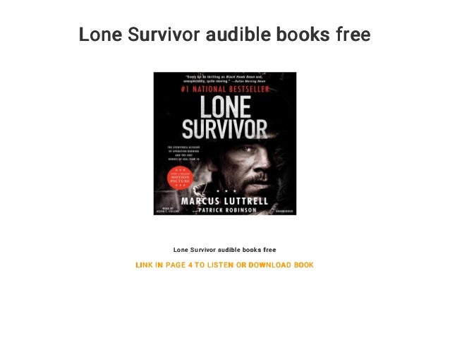 Lone Survivor Audible Books Free