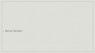 Bernie Sanders
 