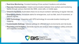 Lone Worker Software | BIS Safety Software | PPTX