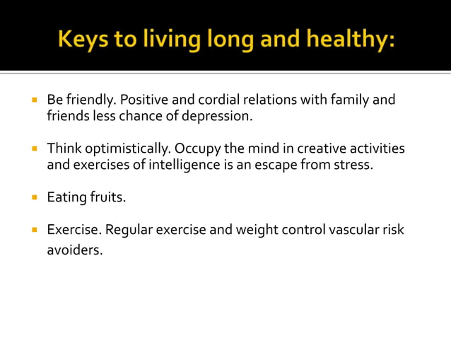 Longevity | PPT
