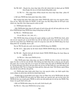 Nî TK 3387 - Doanh thu ch−a thùc hiÖn (Chi tiÕt chªnh lÖch do ®¸nh gi¸ l¹i TSC§
                 ®em ®i gãp vèn vµo c¬ së kinh doanh ®ång kiÓm so¸t)
          Cã TK 711 - Thu nhËp kh¸c (PhÇn doanh thu ch−a thùc hiÖn ®−îc ph©n bæ
                      trong kú).
     4. KÕ to¸n TSC§ h÷u h×nh ph¸t hiÖn thõa, thiÕu:
     Mäi tr−êng hîp ph¸t hiÖn thõa hoÆc thiÕu TSC§ ®Òu ph¶i truy t×m nguyªn nh©n.
C¨n cø vµo "Biªn b¶n kiÓm kª TSC§" vµ kÕt luËn cña Héi ®ång kiÓm kª ®Ó h¹ch to¸n
chÝnh x¸c, kÞp thêi, theo tõng nguyªn nh©n cô thÓ:
     4.1. TSC§ ph¸t hiÖn thõa:
      - NÕu TSC§ ph¸t hiÖn thõa do ®Ó ngoµi sæ s¸ch (ch−a ghi sæ), kÕ to¸n ph¶i c¨n cø vµo
hå s¬ TSC§ ®Ó ghi t¨ng TSC§ theo tõng tr−êng hîp cô thÓ, ghi:
     Nî TK 211 - TSC§ h÷u h×nh
          Cã c¸c TK 241, 331, 338, 411,...
      NÕu TSC§ thõa ®ang sö dông th× ngoµi nghiÖp vô ghi t¨ng TSC§ h÷u h×nh, ph¶i
c¨n cø vµo nguyªn gi¸ vµ tû lÖ khÊu hao ®Ó x¸c ®Þnh gi¸ trÞ hao mßn lµm c¨n cø tÝnh,
trÝch bæ sung khÊu hao TSC§ hoÆc trÝch bæ sung hao mßn ®èi víi TSC§ dïng cho ho¹t
®éng phóc lîi, sù nghiÖp, dù ¸n, ghi:
     Nî c¸c TK Chi phÝ s¶n xuÊt, kinh doanh (TSC§ dïng cho SXKD)
     Nî TK 4313 - Quü phóc lîi ®· h×nh thµnh TSC§ (TSC§ dïng cho môc ®Ých phóc
                lîi)
     Nî TK 466 - Nguån kinh phÝ ®· h×nh thµnh TSC§ (TSC§ dïng cho ho¹t ®éng sù
                 nghiÖp, dù ¸n)
          Cã TK 214 - Hao mßn TSC§ (2141).
      - NÕu TSC§ ph¸t hiÖn thõa ®−îc x¸c ®Þnh lµ TSC§ cña ®¬n vÞ kh¸c th× ph¶i b¸o
ngay cho ®¬n vÞ chñ tµi s¶n ®ã biÕt. NÕu kh«ng x¸c ®Þnh ®−îc ®¬n vÞ chñ tµi s¶n th× ph¶i
b¸o ngay cho c¬ quan cÊp trªn vµ c¬ quan tµi chÝnh cïng cÊp (nÕu lµ DNNN) biÕt ®Ó xö
lý. Trong thêi gian chê xö lý, kÕ to¸n ph¶i c¨n cø vµo tµi liÖu kiÓm kª, t¹m thêi ph¶n ¸nh
vµo Tµi kho¶n 002 "VËt t−, hµng hãa nhËn gi÷ hé, nhËn gia c«ng" (Tµi kho¶n ngoµi B¶ng
C©n ®èi kÕ to¸n) ®Ó theo dâi gi÷ hé.
     4.2. TSC§ ph¸t hiÖn thiÕu ph¶i ®−îc truy cøu nguyªn nh©n, x¸c ®Þnh ng−êi chÞu
tr¸ch nhiÖm vµ xö lý theo chÕ ®é tµi chÝnh hiÖn hµnh.
     - Tr−êng hîp cã quyÕt ®Þnh xö lý ngay: C¨n cø "Biªn b¶n xö lý TSC§ thiÕu ®· ®−îc
duyÖt vµ hå s¬ TSC§, kÕ to¸n ph¶i x¸c ®Þnh chÝnh x¸c nguyªn gi¸, gi¸ trÞ hao mßn cña
TSC§ ®ã lµm c¨n cø ghi gi¶m TSC§ vµ xö lý vËt chÊt phÇn gi¸ trÞ cßn l¹i cña TSC§. Tïy
thuéc vµo quyÕt ®Þnh xö lý, ghi:
     + §èi víi TSC§ thiÕu dïng vµo s¶n xuÊt, kinh doanh, ghi:
     Nî TK 214 - Hao mßn TSC§ (Gi¸ trÞ hao mßn)
                                             161
 