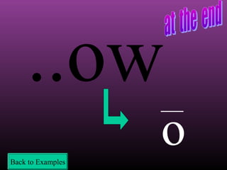 ..ow
o
Back to Examples

 