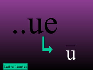 ..ue
u
Back to Examples

 