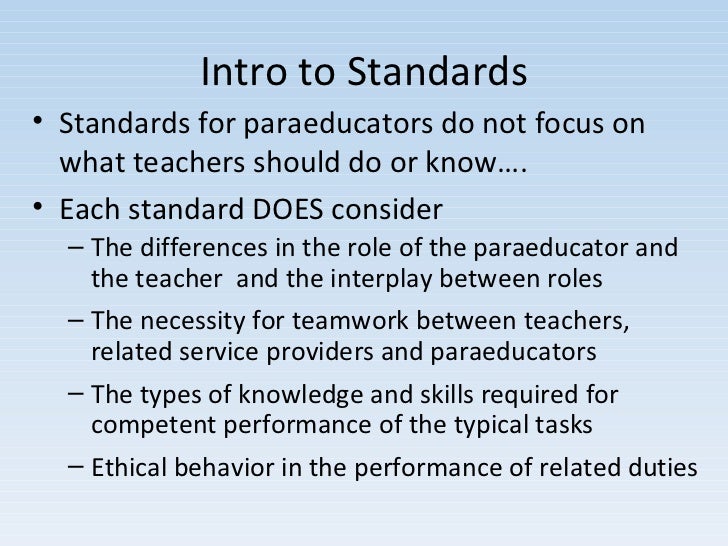Common Core Professional Development Standards for Special Education