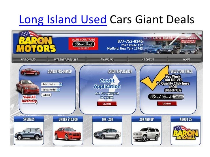 Long Island Used Cars Of the Best Quality and Price at Baron Medford