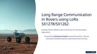 Long-Range-Communication-in-Rovers-using | PPTX