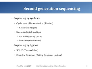 Genereader Long-read: assets and challenges of a (not so) emerging technology | PDF