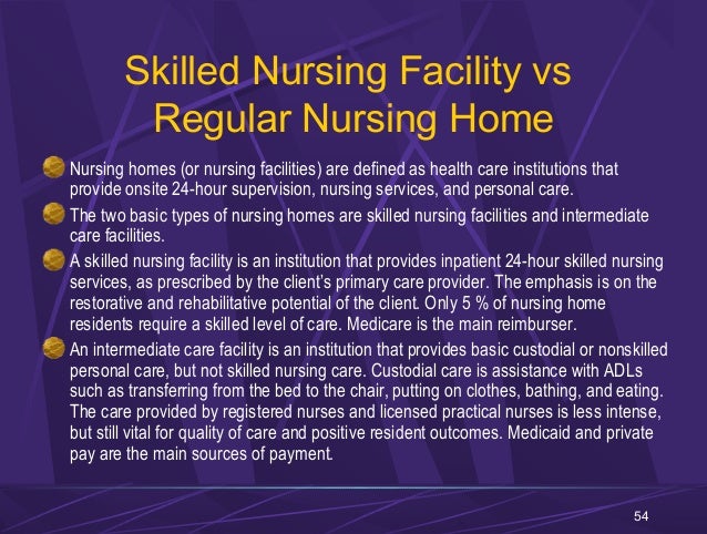 skilled nursing facility definition