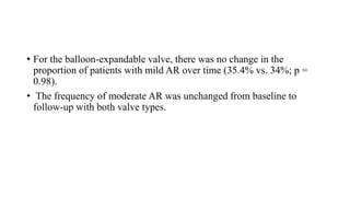 Long-Term Durability of Transcatheter Aortic Valve Prostheses | PPTX