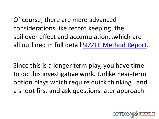 Options trading record keeping