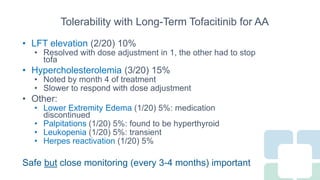 Long Term Treatment for Severe Alopecia Areata with Oral Tofacitinib ...