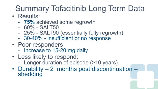 Long Term Treatment for Severe Alopecia Areata with Oral Tofacitinib ...