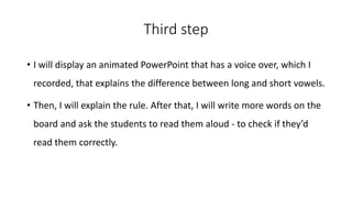 Long and short vowels | PPTX