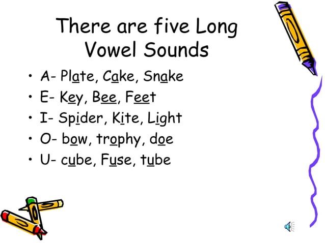 Long and short vowel sounds | PPT