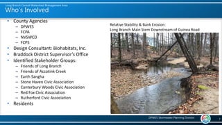 Nvswcd Long Branch Central Watershed Management Area Project Overview October ...