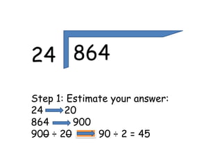 Long division | PPTX
