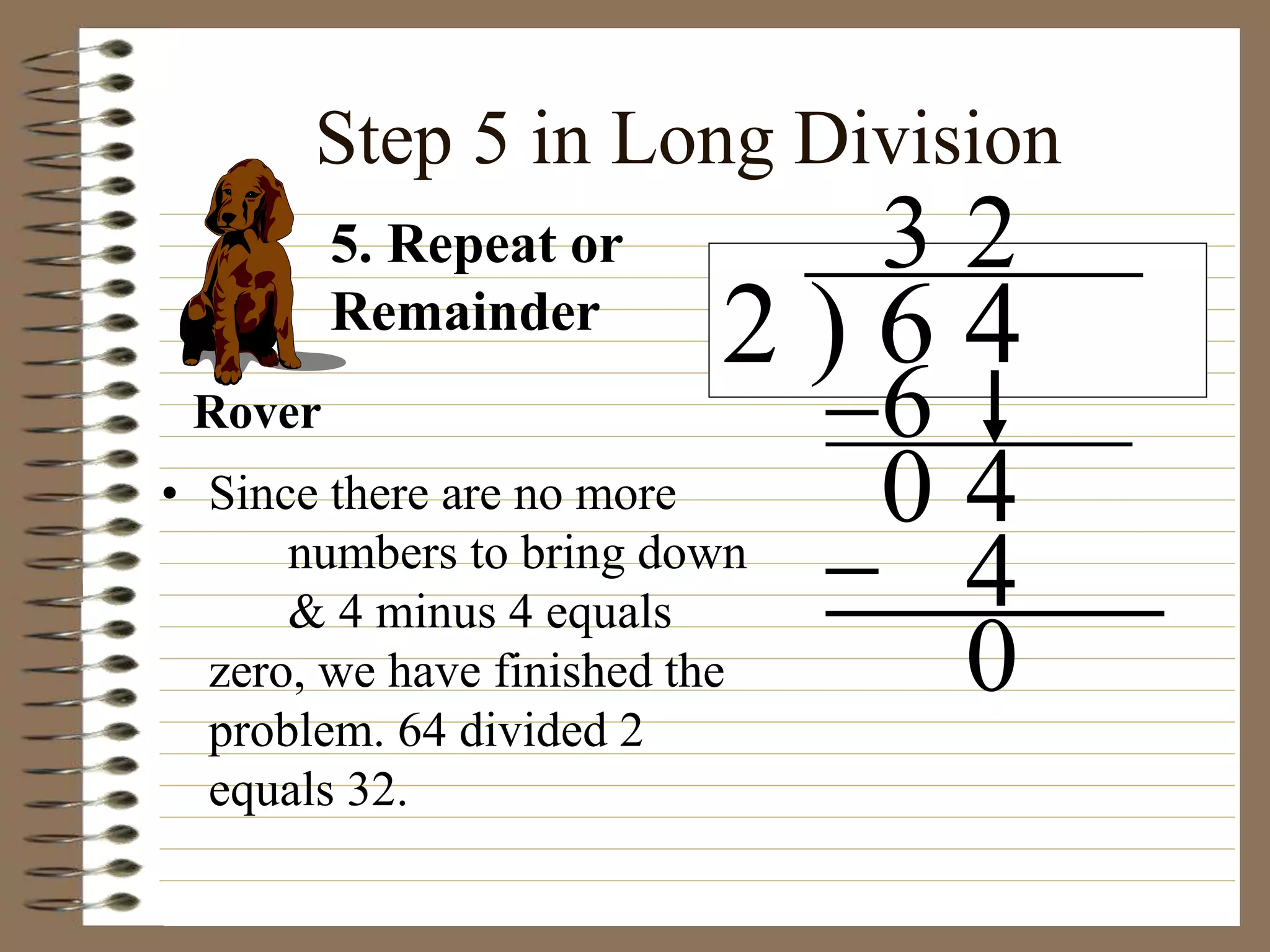 Long division 2 digit no remainder | PPTX