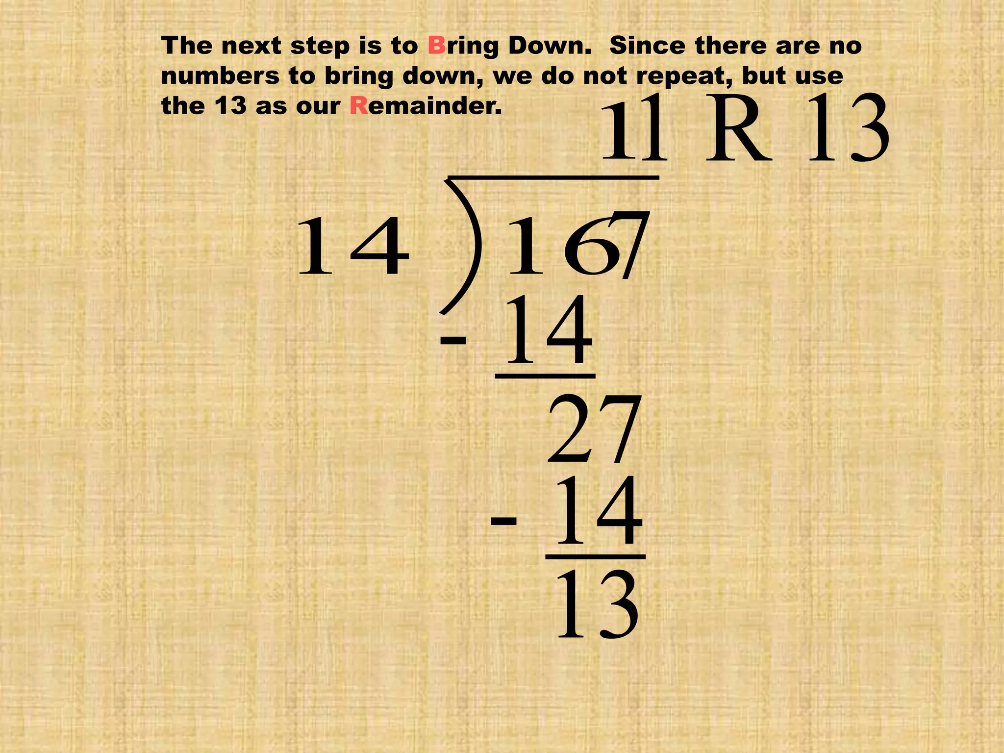 Long Division Tutorial
