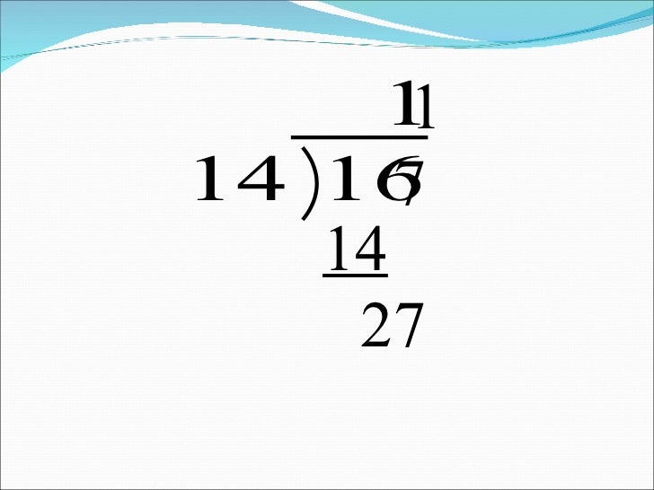 Long division tutorial