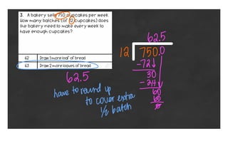 Long division word problems color sheet   worked out prowise