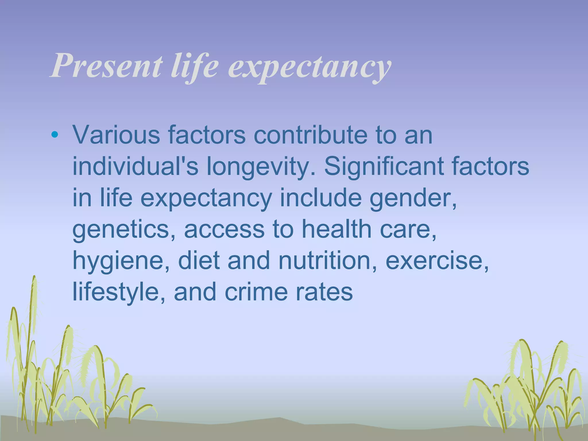 Longevity | PDF