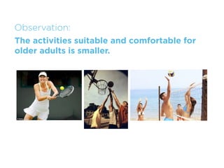 MAYBE:
Curious about but not certain I would want to do it.
Sound interesting.
Maybe interested.
I should learn more about these activities, but I like when I see usually Asian people practicing it in the public parks. It seems to be something very rhythmic,
interesting, free, and democratic.

sometimes ok
time constraints
would need instruction but interested in learning tai chi




Takeaways:
Interesting. Interested in learning.
 