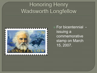  Forbicentennial -
 issuing a
 commemorative
 stamp on March
 15, 2007.
 