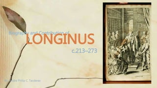 Biography and Contribution of
c.213–273
By: Andre Philip C. Tacderas
 
