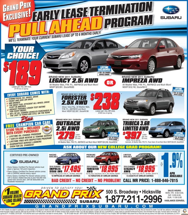 Long island subaru deals