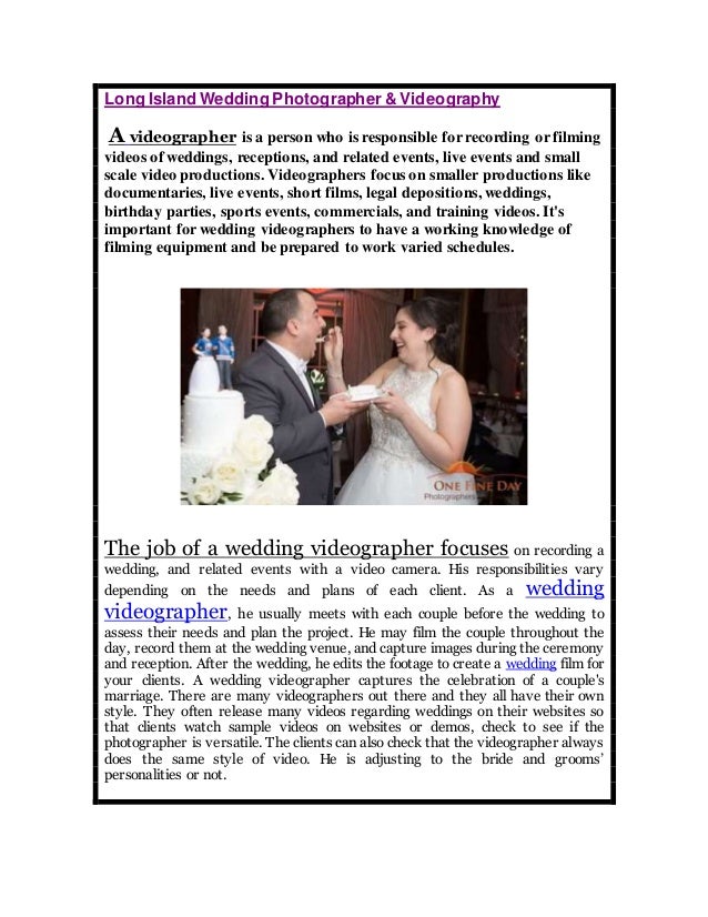Long Island Wedding Photographer Amp Videography