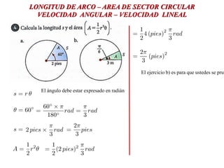 Longituddearcoareadesectorcircular Slide 3