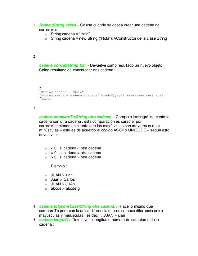 unir cadenas java longitud de cadena y funciones en java unir cadenas java longitud de cadena y funciones en java