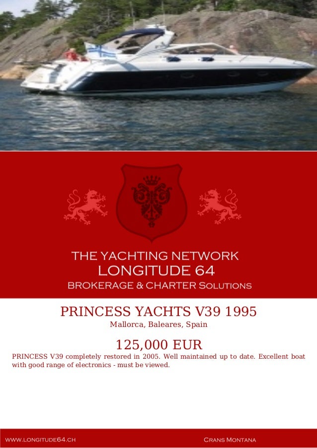 princess yachts brochure