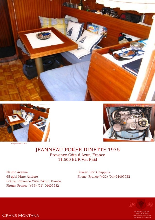Poker dinette fiche technique en