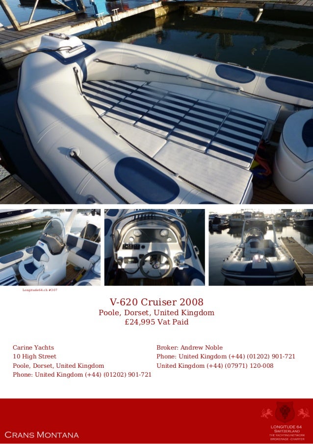 V 6 Cruiser 08 24 995 For Sale Yacht Brochure Presented By Lo V 6 Cruiser 08 24 995 For Sale Yacht Brochure Presented By Lo
