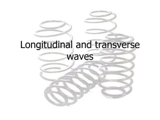 Longitudinal and transverse waves 