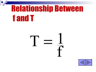 Relationship Between  f and T 