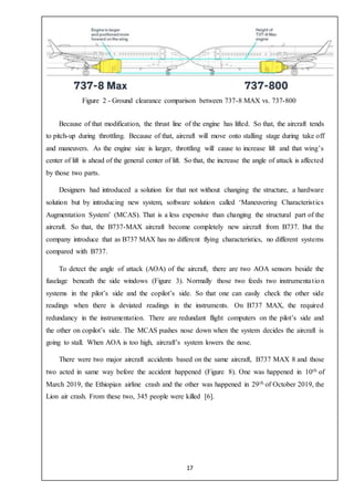 Longitudinal static stability of boeing 737 max 8 | DOCX