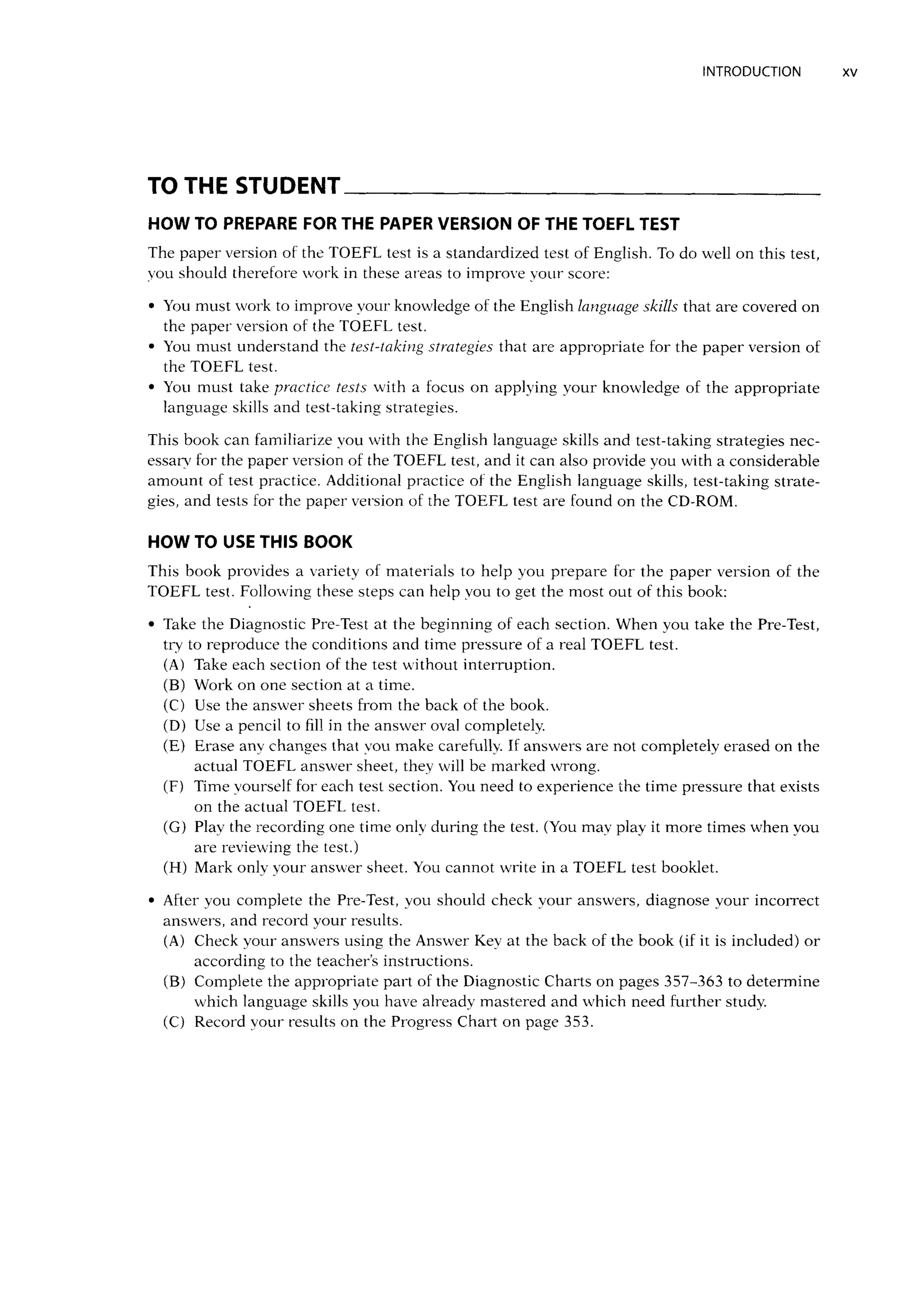 Longman Introductory Course for the TOEFL Test The Paper Test pdf