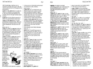 Longman pocket phrasal verbs dictionary