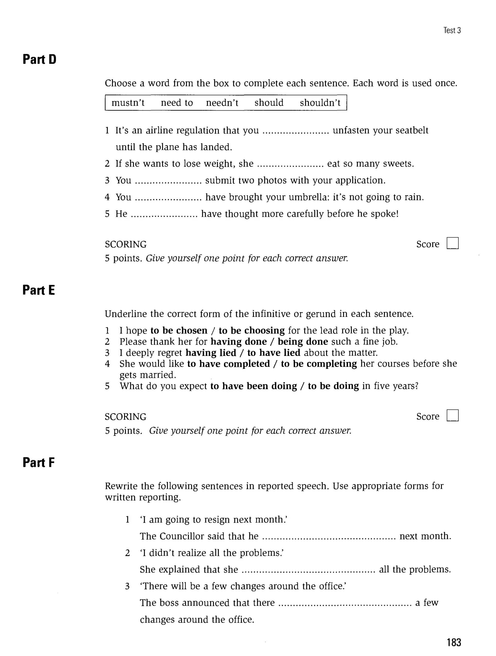 Longman press grammar practice for upper intermediate students