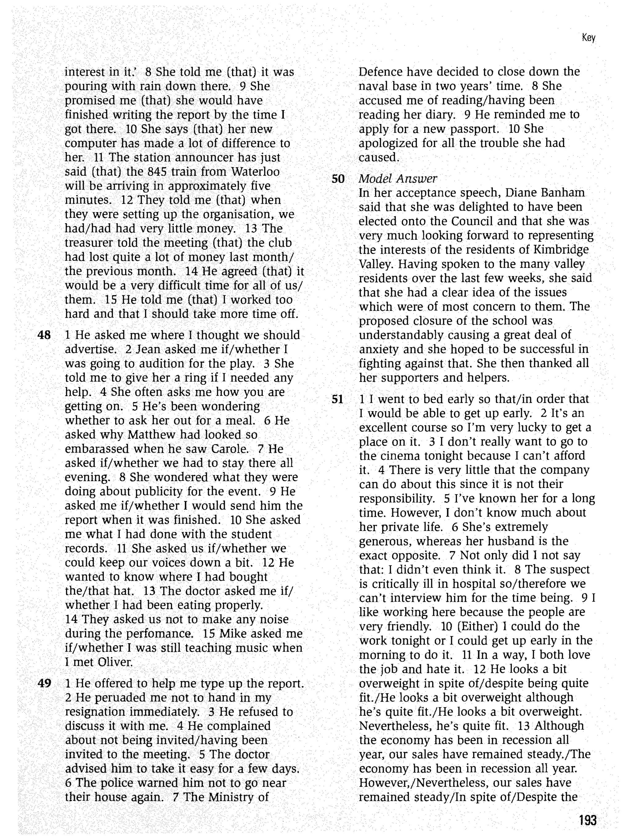 Longman press grammar practice for upper intermediate students