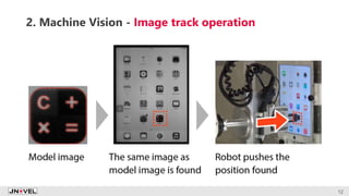 2. Machine Vision - Image track operation
12
 
