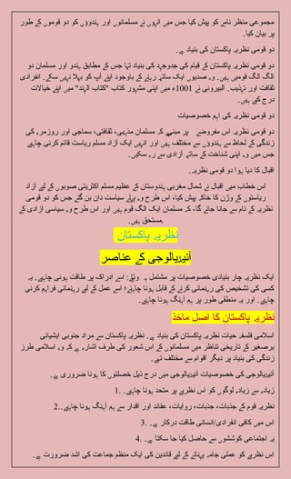 Long Question Answer based on chapter 1 BS PAK Studies.URDU (Autosaved ...