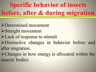 Long-range migration in insects : Mechanisms and monitoring techniques ...