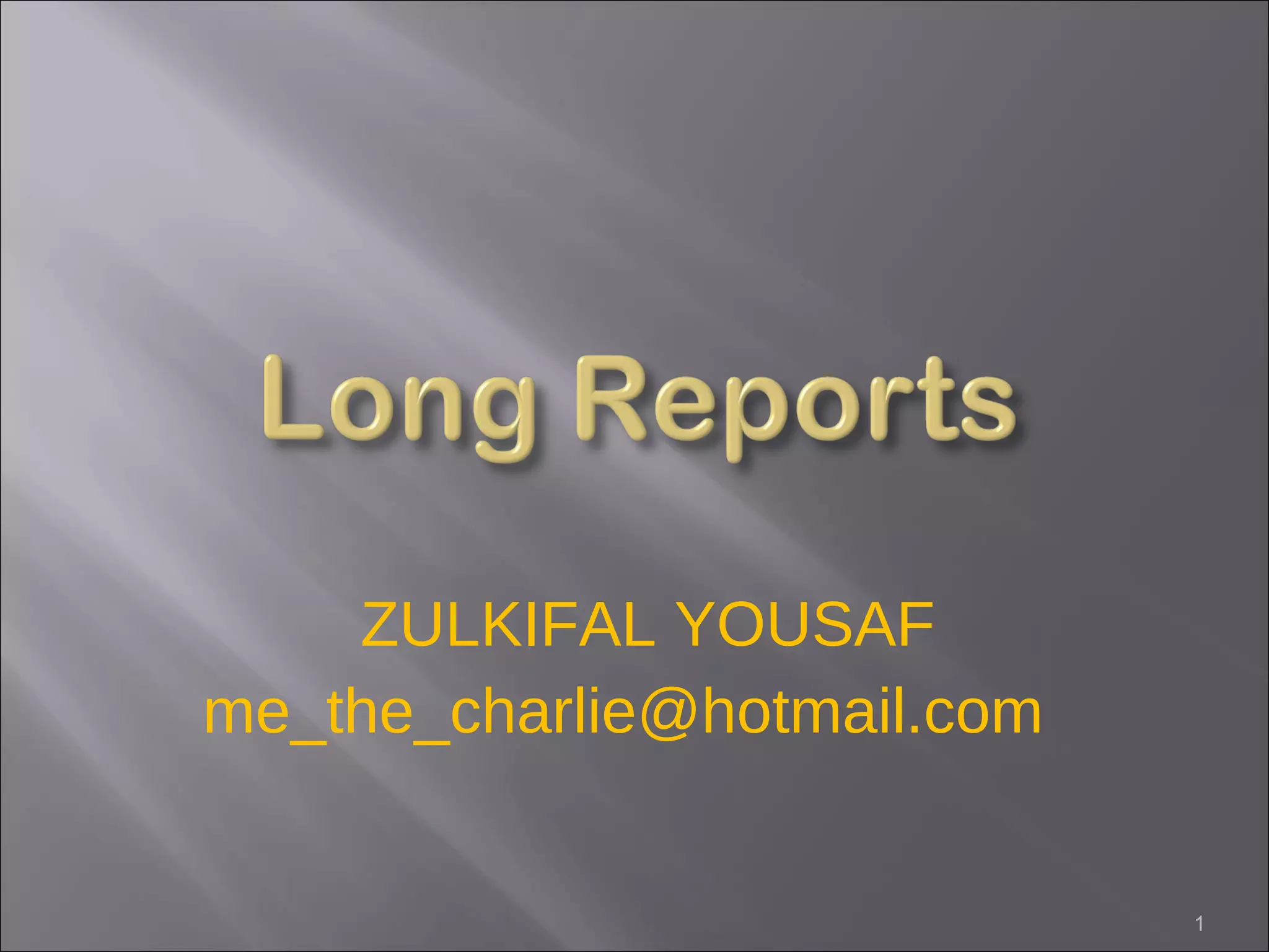 ZULKIFAL YOUSAF [email_address] 