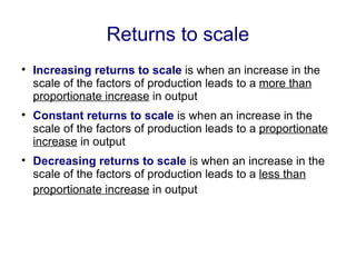 Long run production and cost theory | PPT